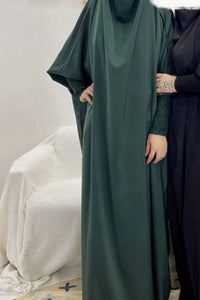 Jilbab | 1 piece | Elastic Cuffs | Umrah Abaya