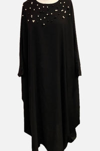 red butterfly abaya front